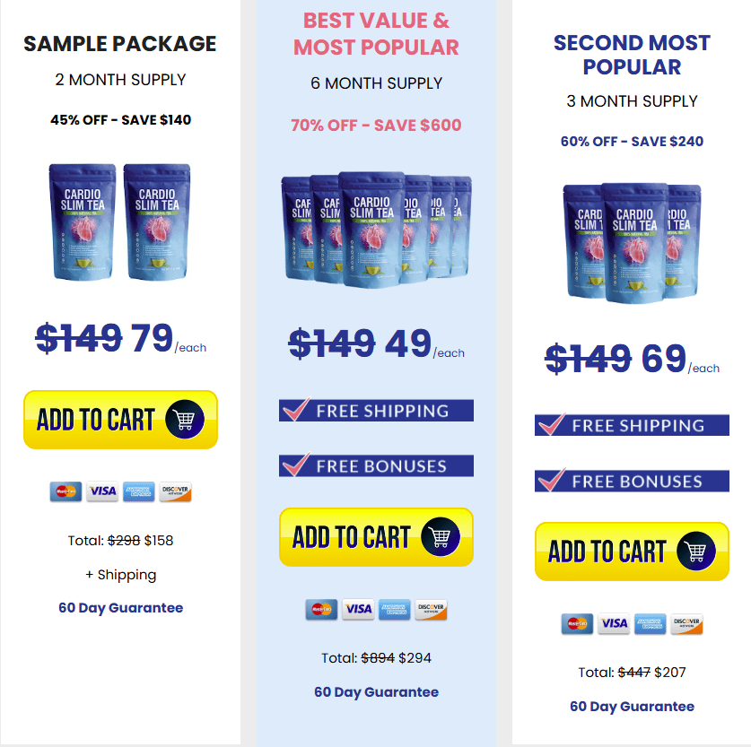 Cardio Slim Tea Official Website USA